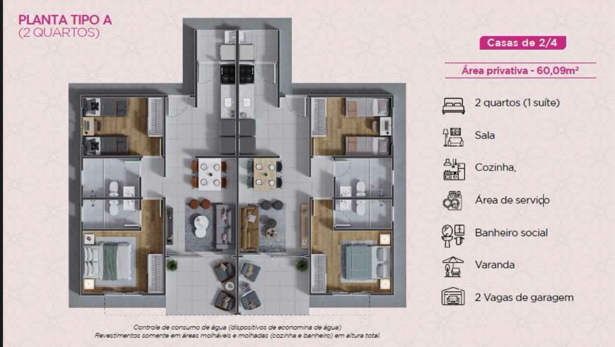 Casa à venda com 2 quartos, 61m² - Monte Gordo (Monte Gordo),Camaçari