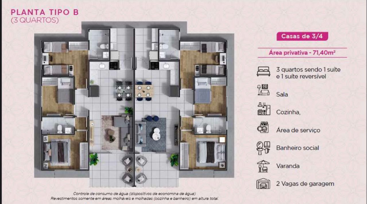 Casas com dois e três quartos a venda em GUARAJUBA - MONTE GORDO!! - Lopes Imoveis Bahia